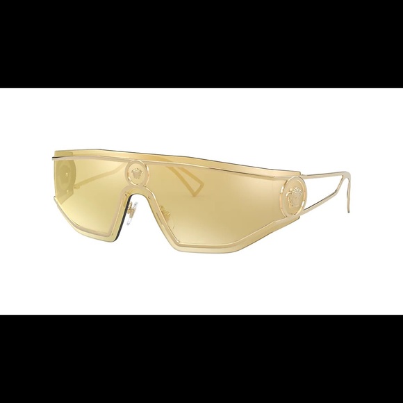 VERSACE gold mirrored sunglasses - Picture 1 of 4